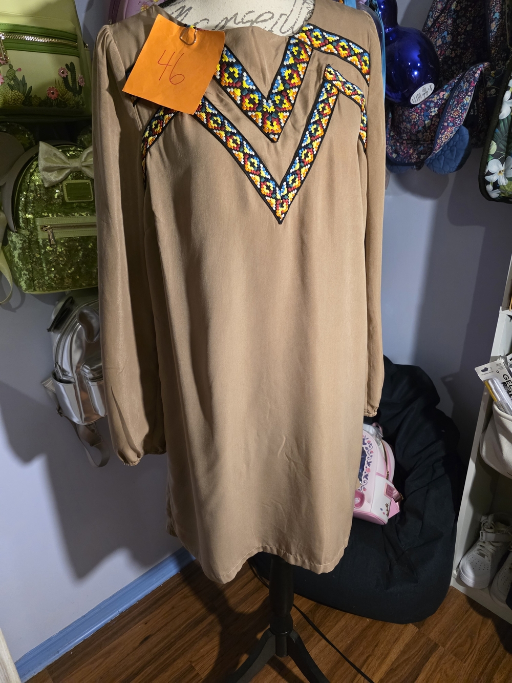 Vintage Callie Mac Native Inspired Top Size Large